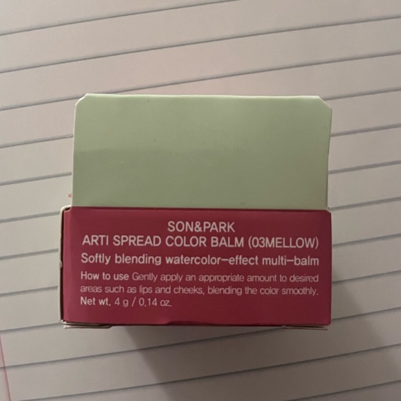 Son & Park Multi Color Balm Pot Lip tint / Blush - Picture 3 of 5